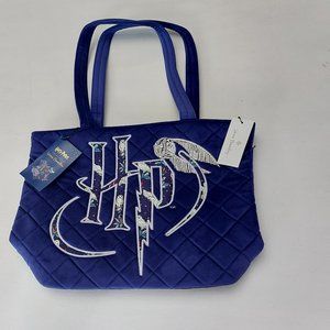 Harry Potter Forbidden Forest embroidered velvet small vera tote